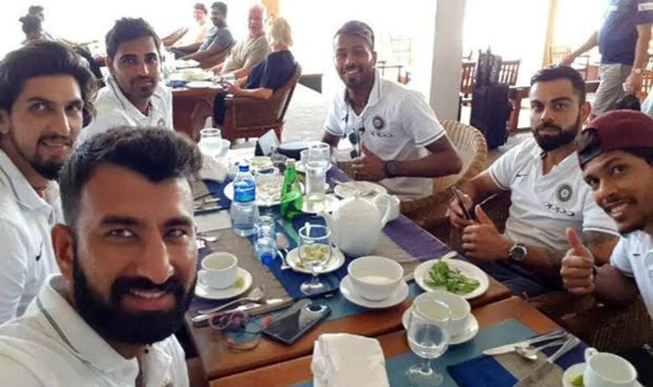 What do players eat during a cricket match