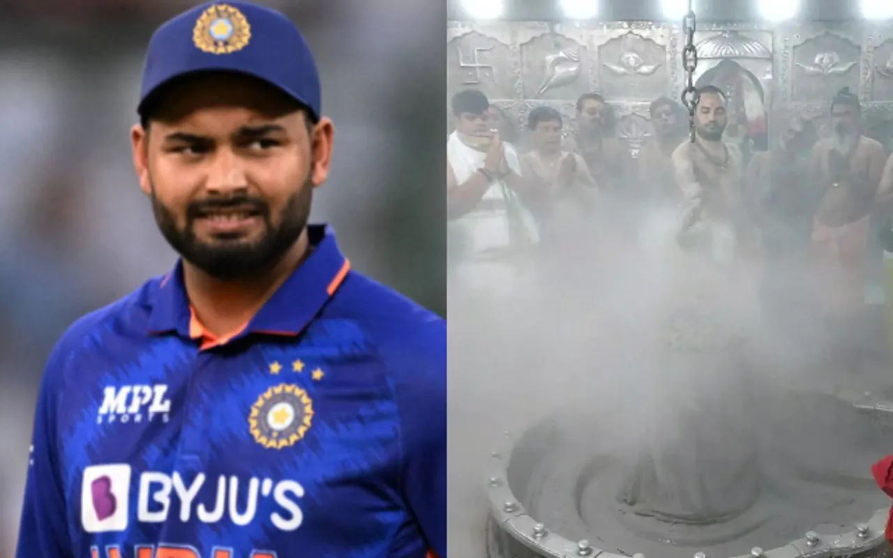महाकालेश्वर Rishabh Pant ऋषभ पंत (Image Credit- Twitter)