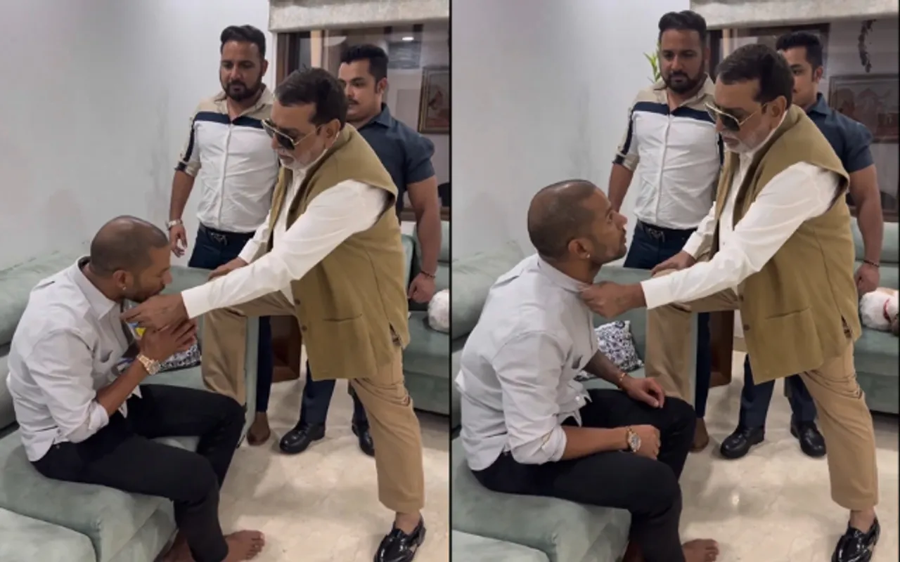 shikhar dhawan viral video शिखर धवन
