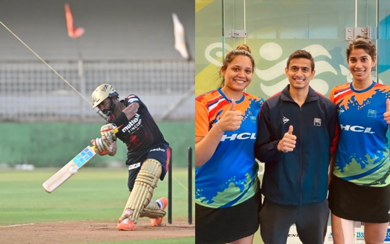 Dinesh Karthik and Dipika Pallikal. (Photo Source: Twitter)