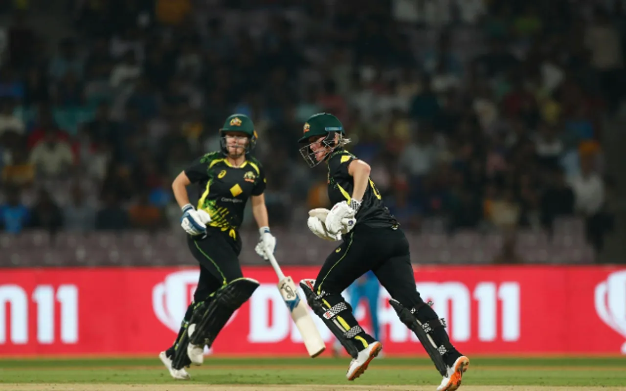 Australia women vs India women.