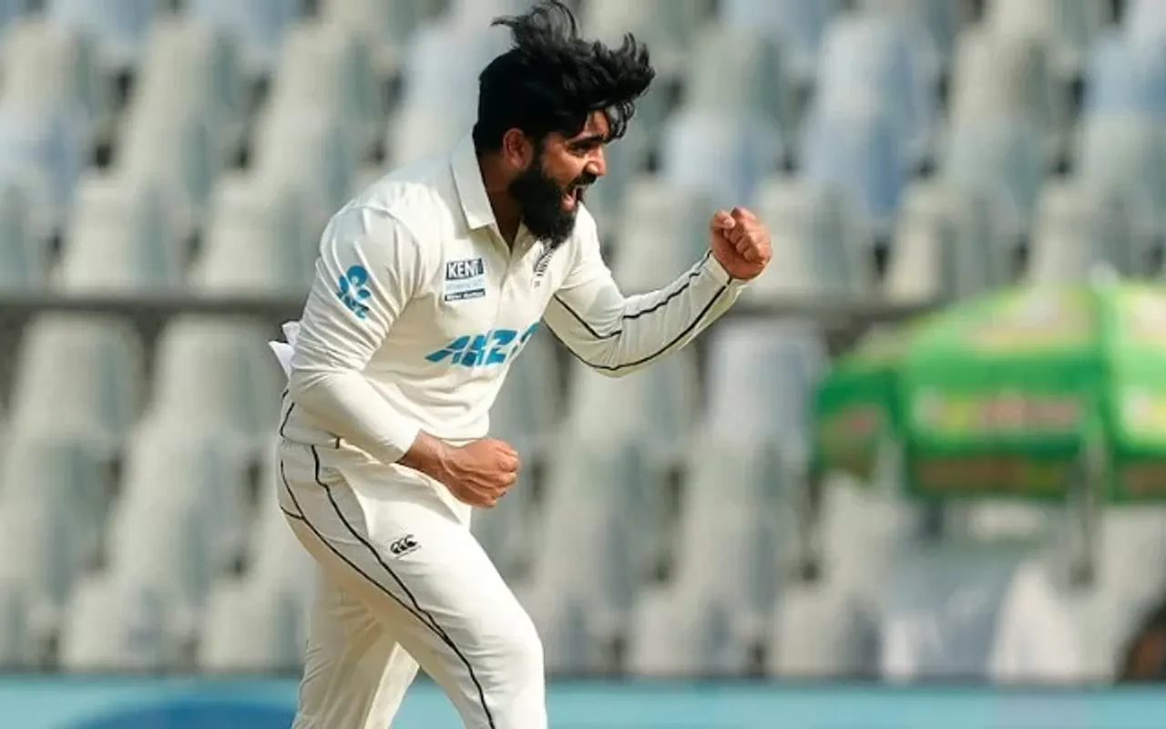 Ajaz Patel of New Zealand. (Photo Source: Twitter/BLACKCAPS)
