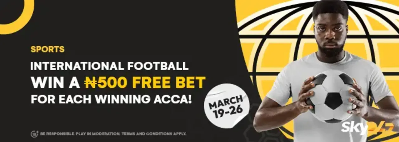 Sky247 Free Bet Offer: Win ₦500 Daily from March 19 to March 26