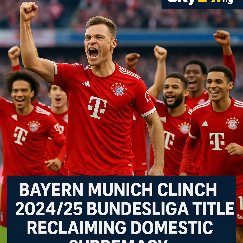 Bayern Munich Clinch 2024/25 Bundesliga Title, Reclaiming Domestic Supremacy