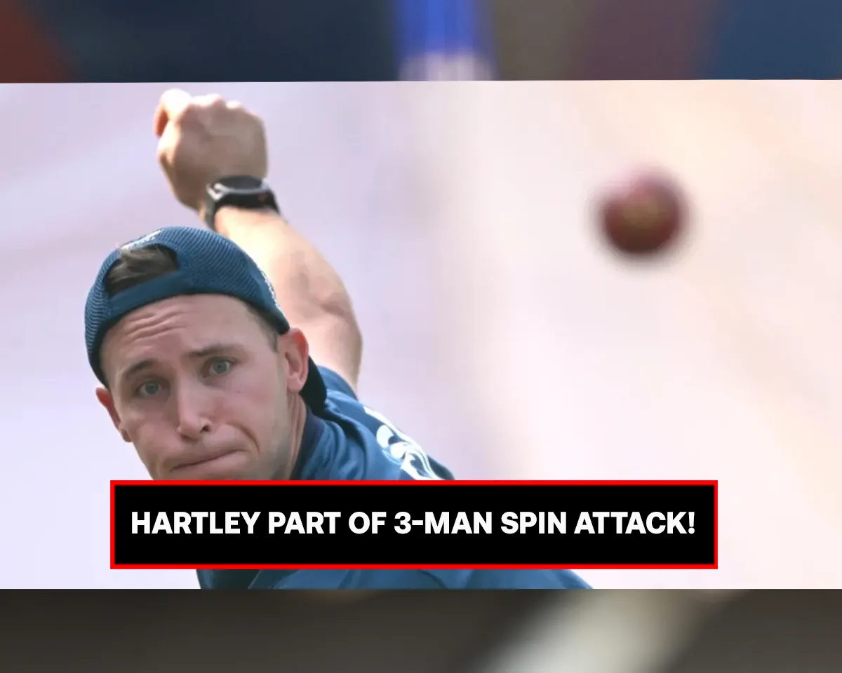 Hartley will have the company of two more spinners, Jack Leach and Rehan Ahmed