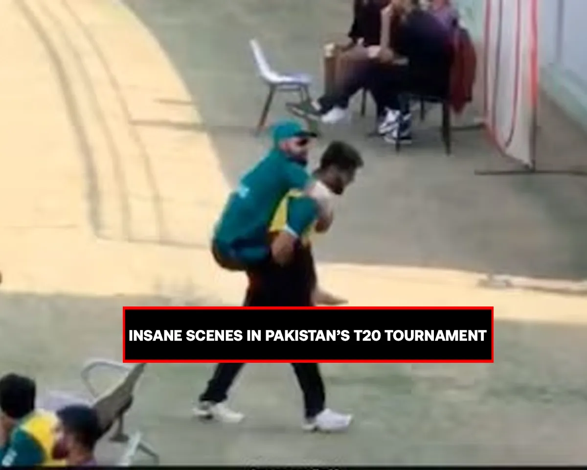 Insane scene at T20