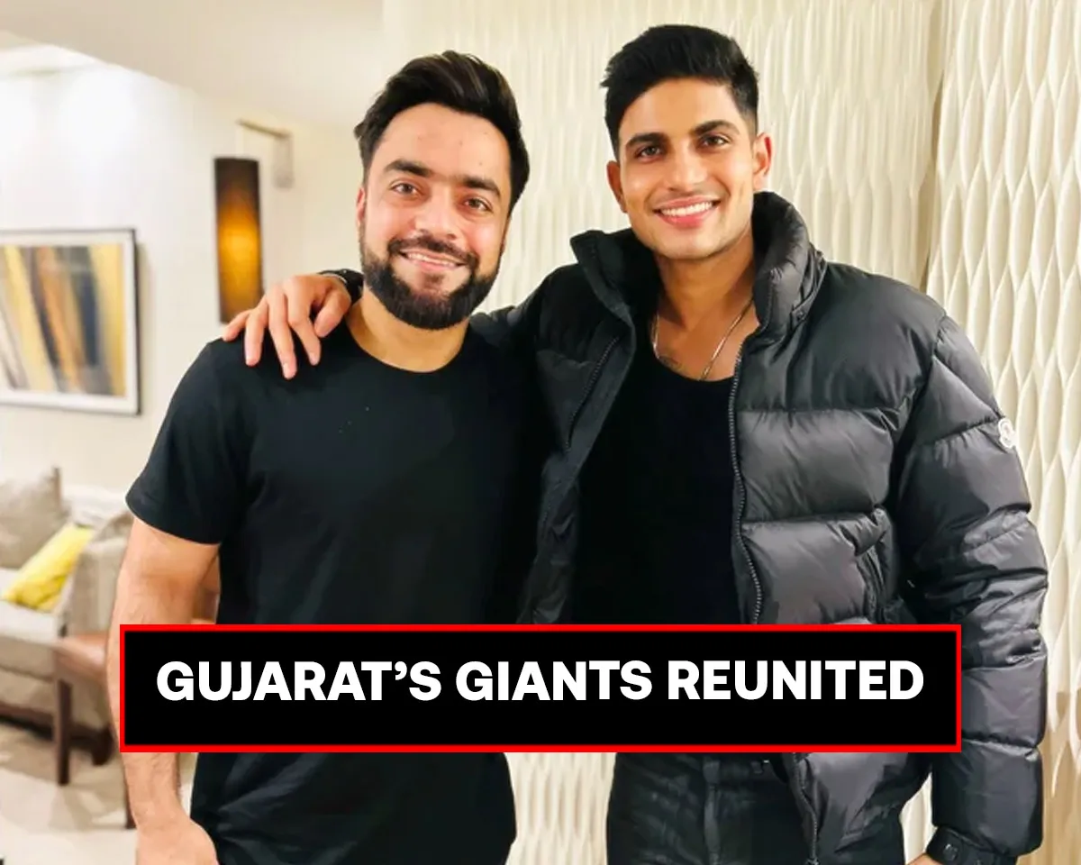 Rashid Khan-Shubman Gill (source: Twitter)