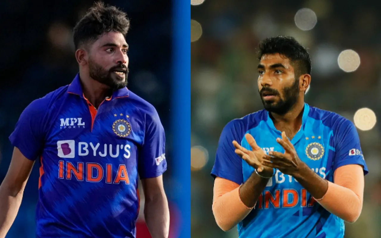 Mohammed Siraj, Jasprit Bumrah