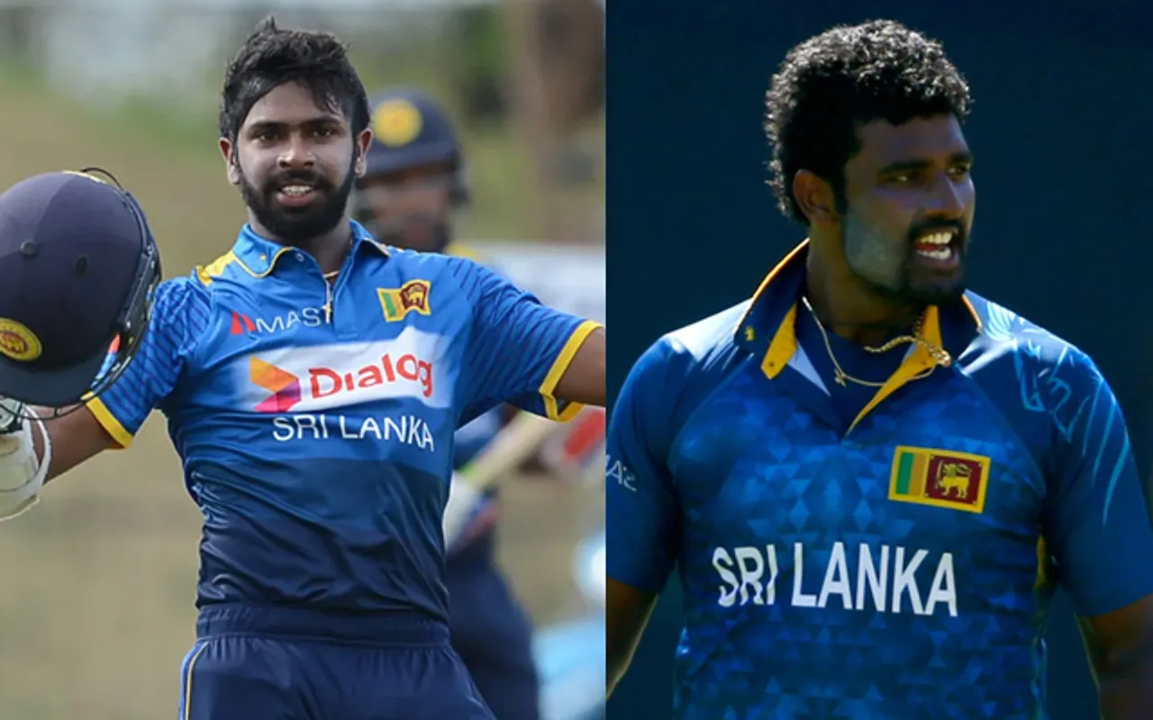 Niroshan Dickwella and Thisara Perera