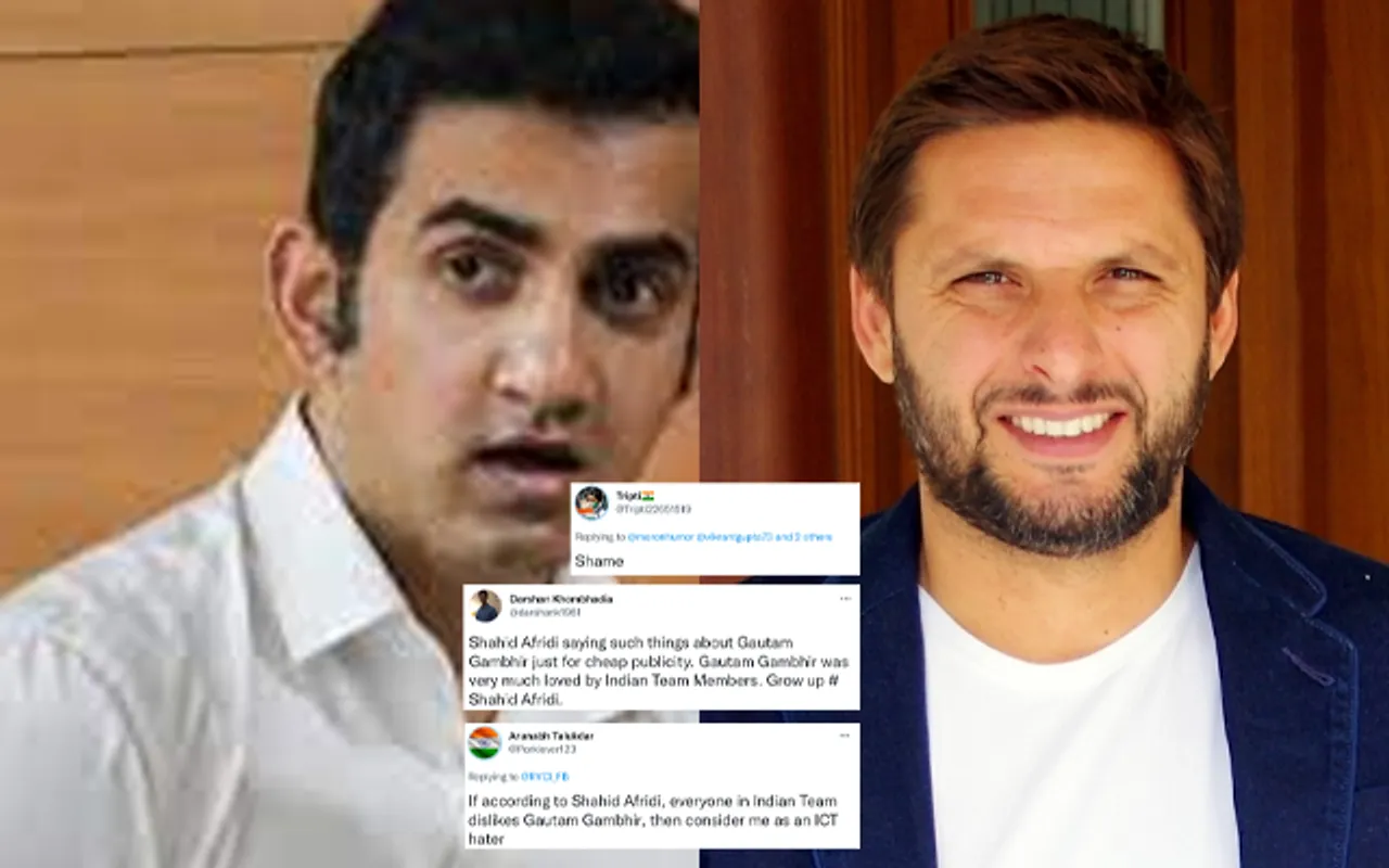 Gautam Gambhir-Shahid Afridi