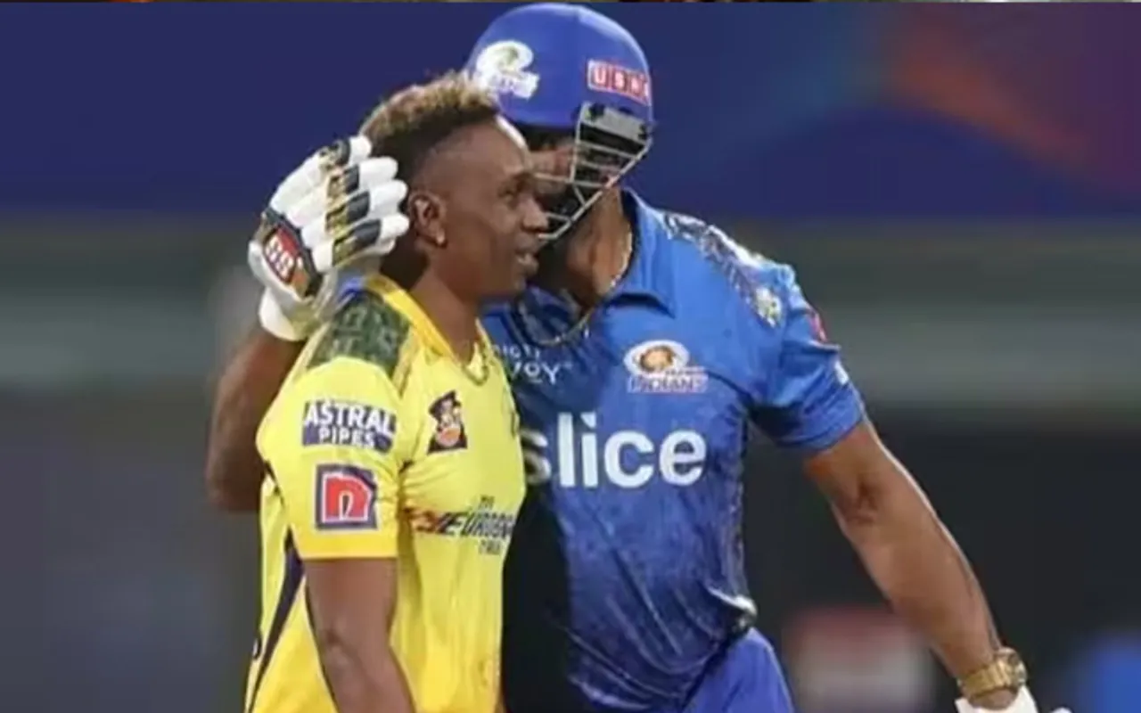 Kieron Pollard and DJ Bravo