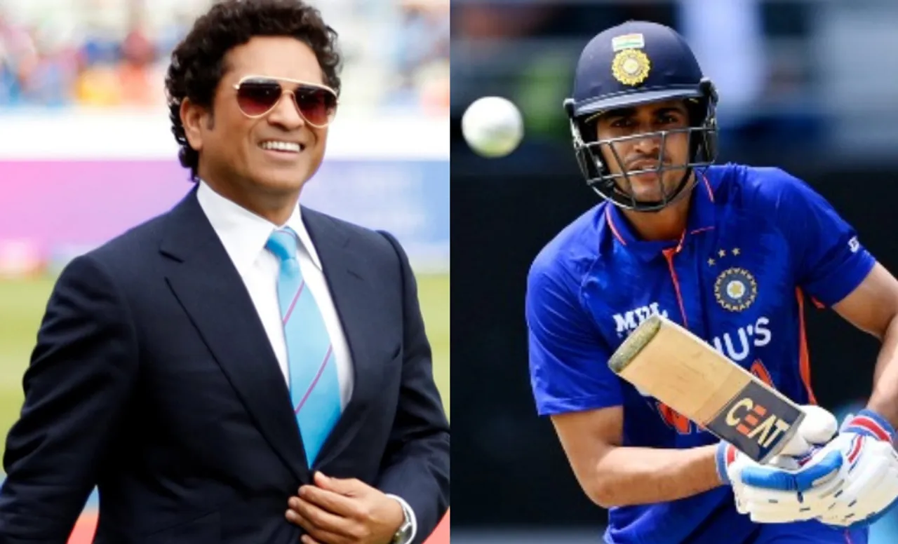 Sachin Tendulkar and Shubman Gill