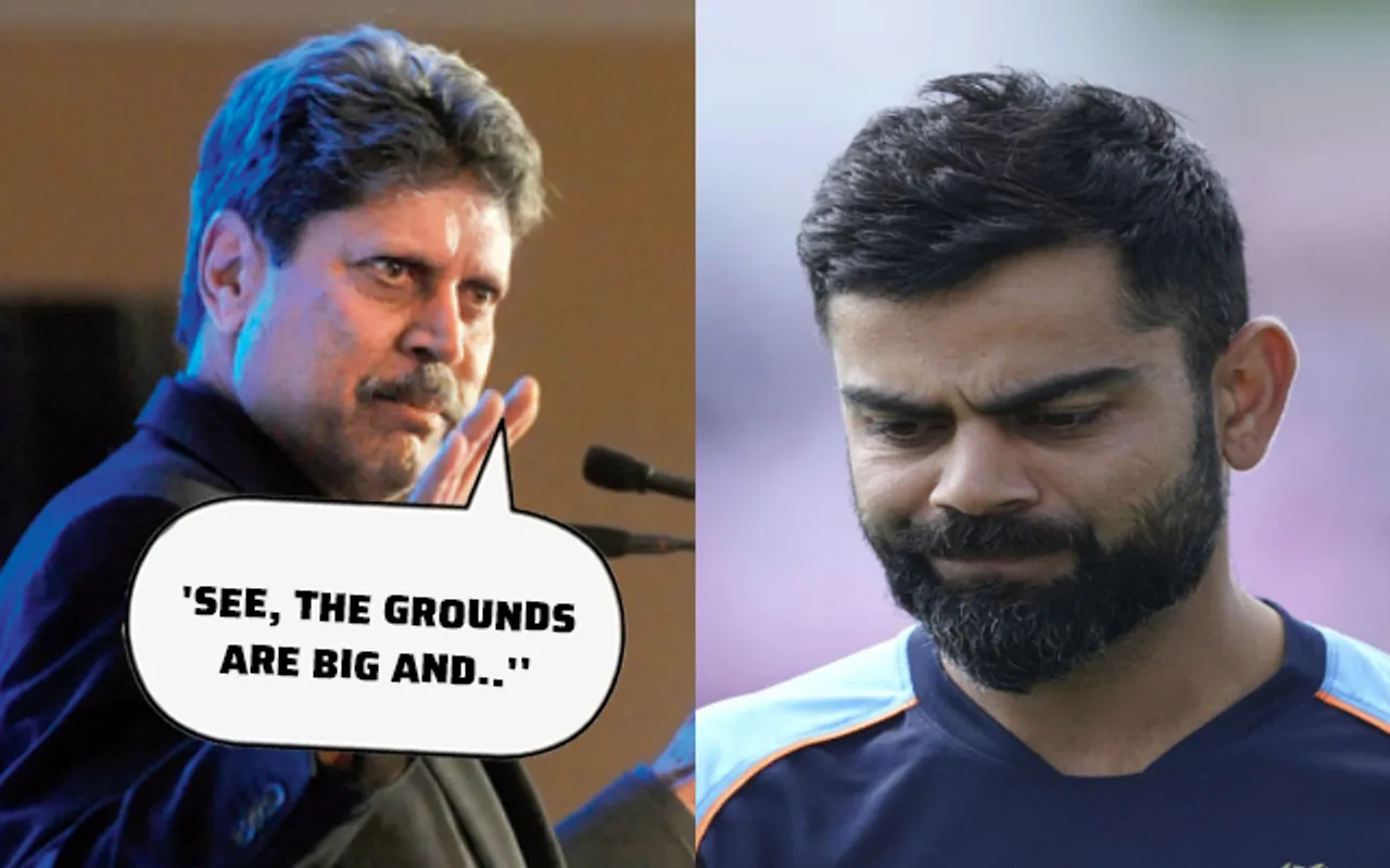 Virat Kohli and Kapil Dev