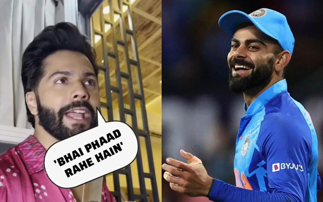Virat Kohli and Varun Dhawan
