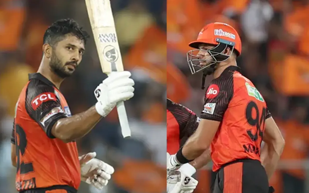 Rahul Tripathi (left) and Aiden Markram (right)