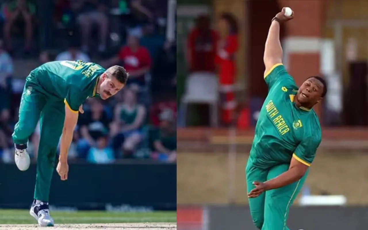 South Africa name replacements for injured Anrich Nortje and Sisanda Magala for ODI World Cup 2023