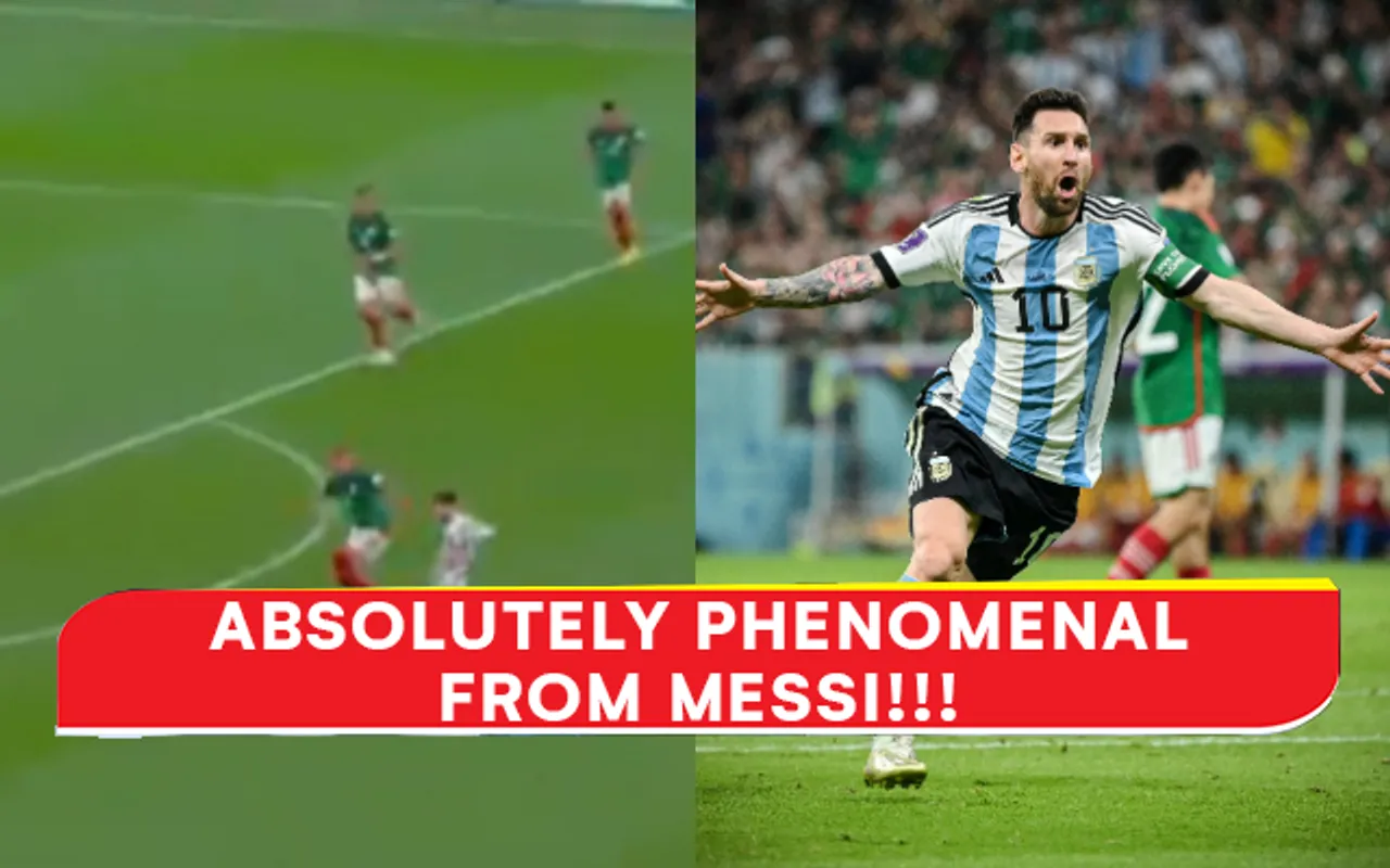 Watch: Lionel Messi's magical finish against Mexico in FIFA World Cup 2022 leaves fans crazy