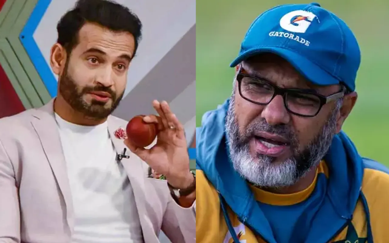 Irfan Pathan and Waqar Younis