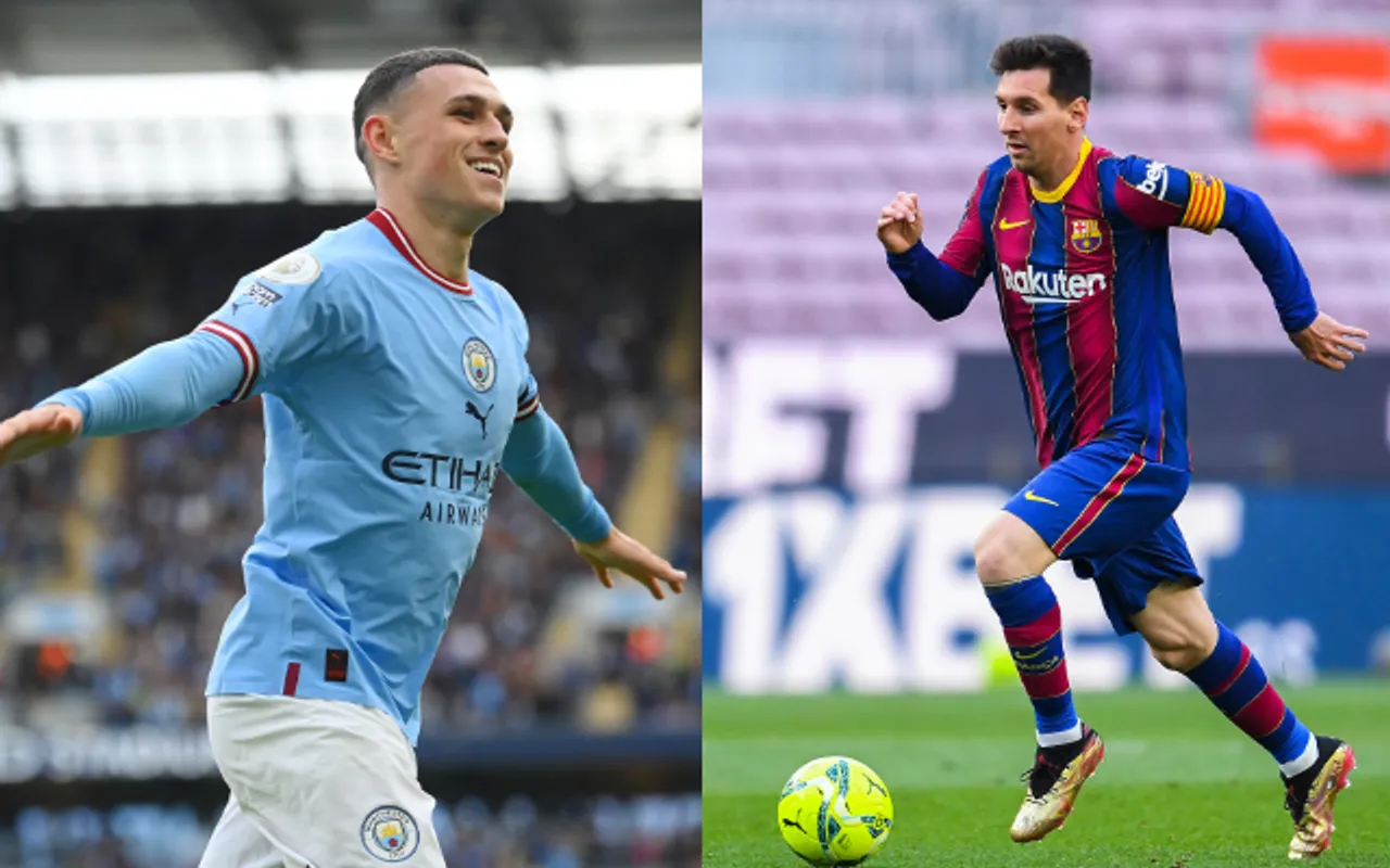Phil Foden, Lionel Messi