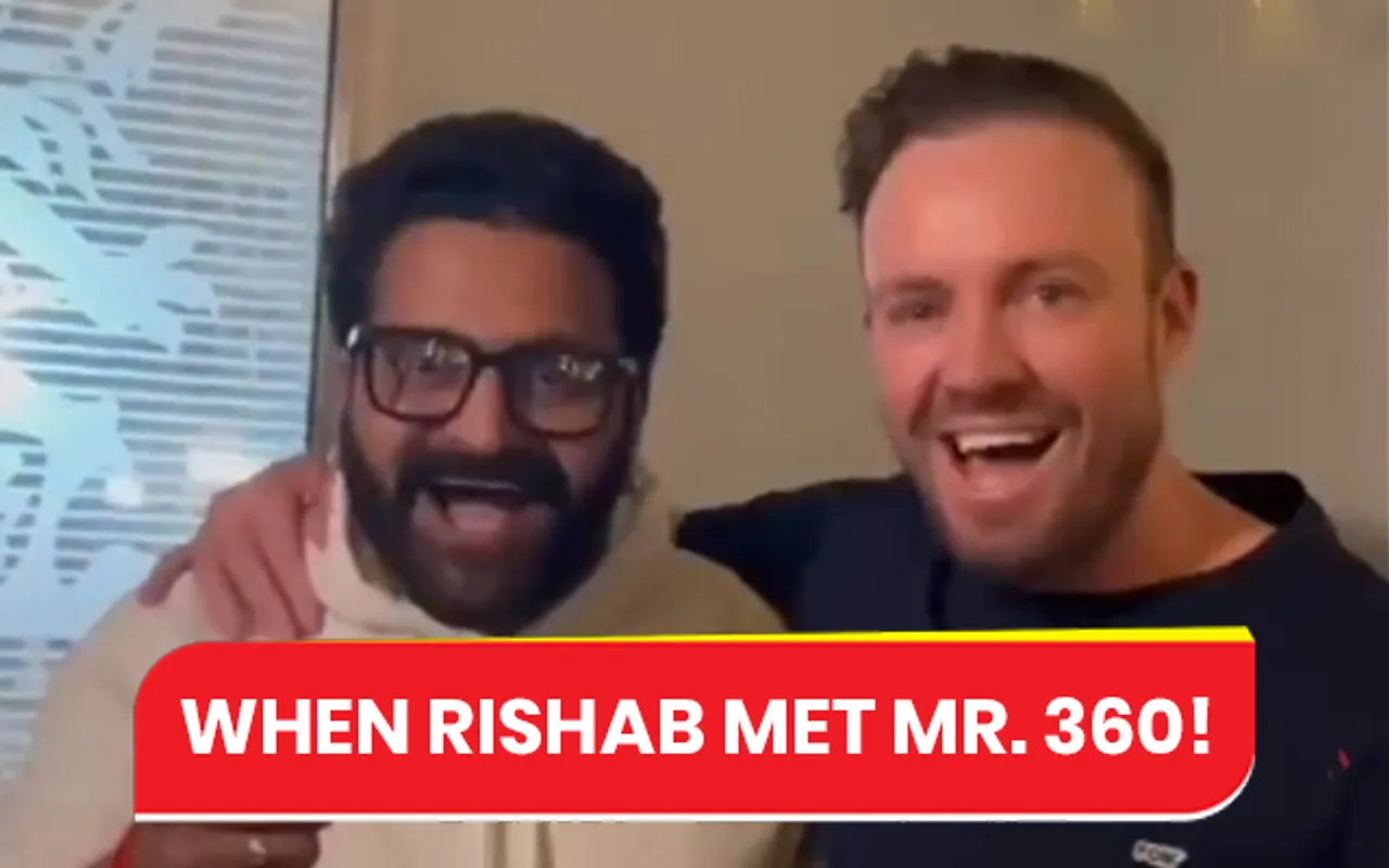 AB de Villiers and Rishab Shetty