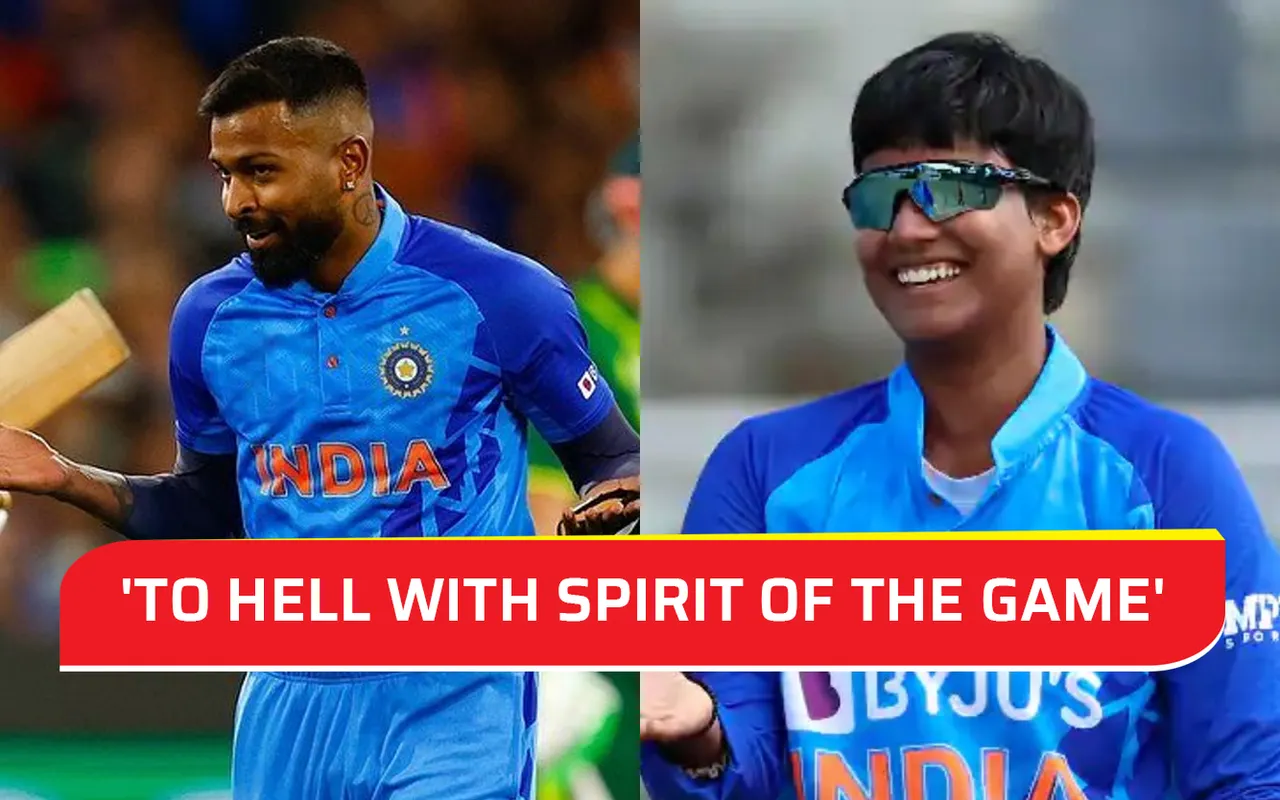 Hardik Pandya (left) and Deepti Sharma (right)