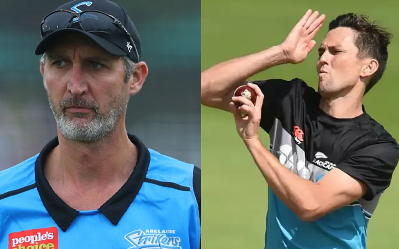 Jason Gillespie and Trent Boult