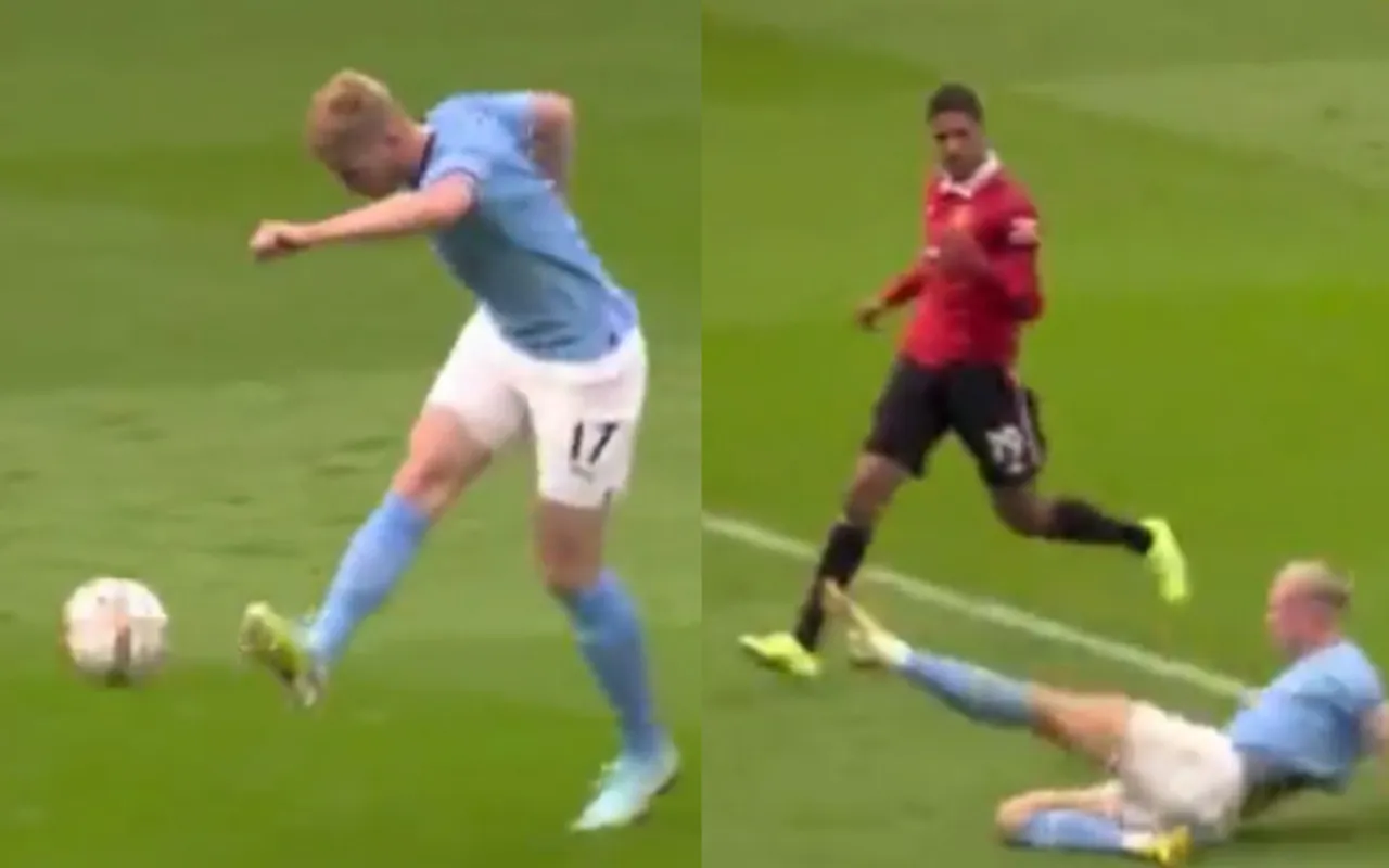 Kevin de Bruyne (left)