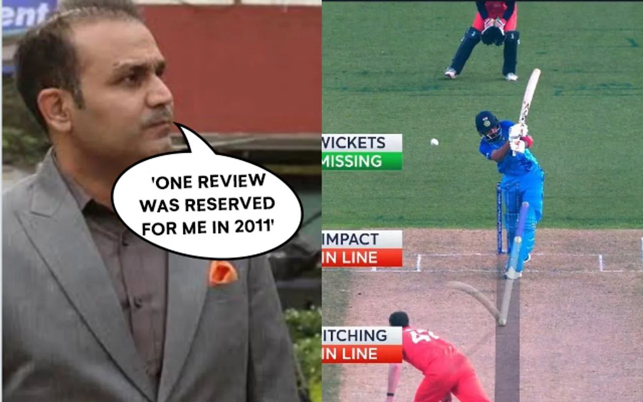 Virender Sehwag questions KL Rahul for not taking a review