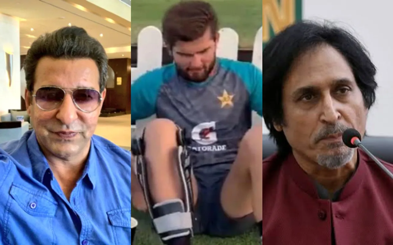 Wasim Akram, Shaheen Afridi, Ramiz Raja