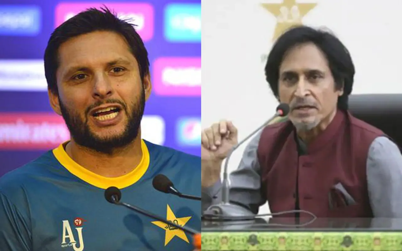 Shahid Afridi Ramiz Raja