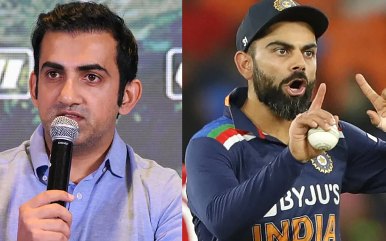 Gautam Gambhir and Virat Kohli