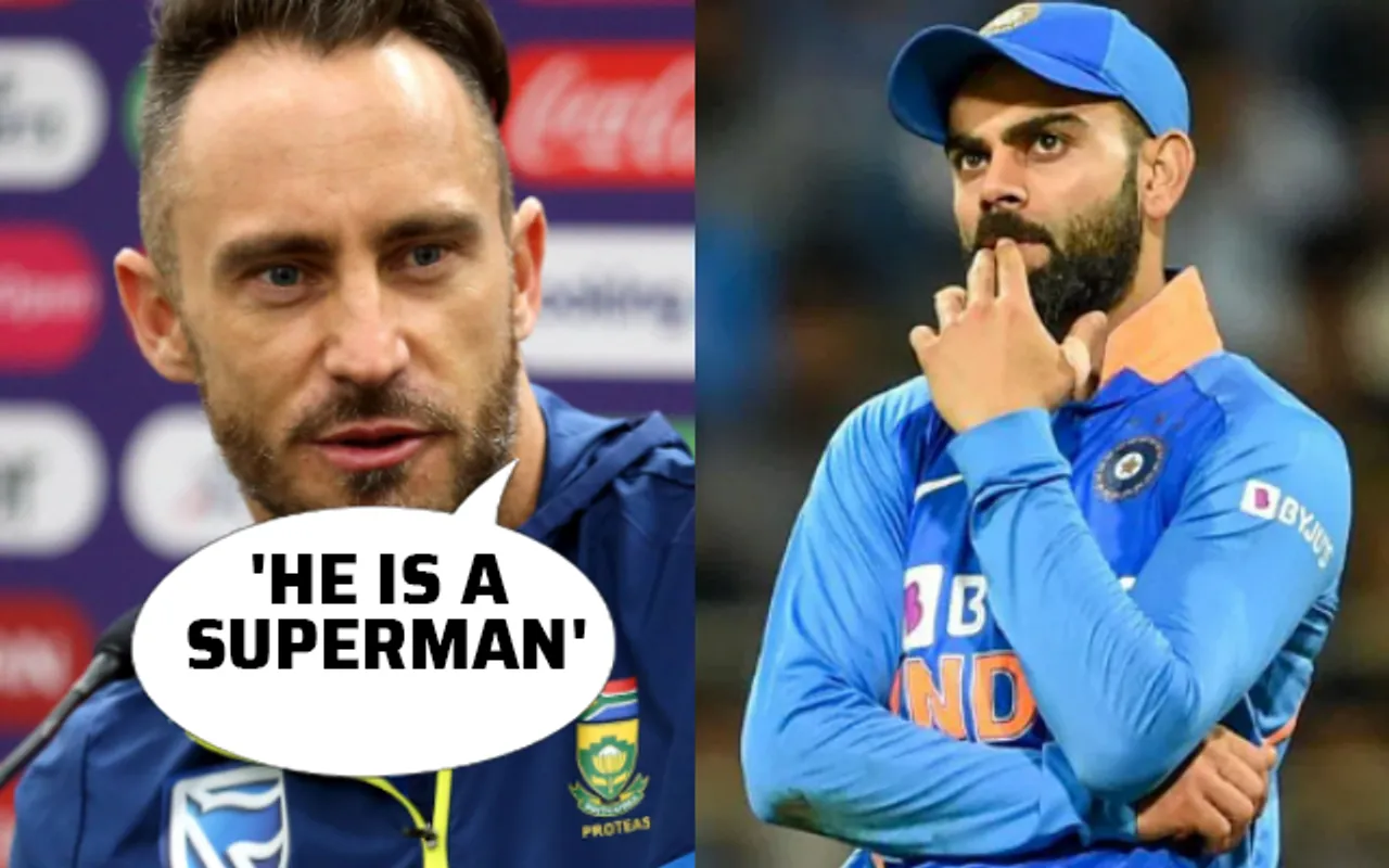 Virat Kohli and Faf Du Plessis