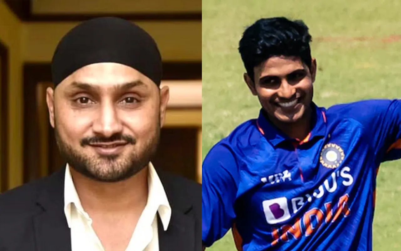 Harbhajan Singh and Shubman Gill
