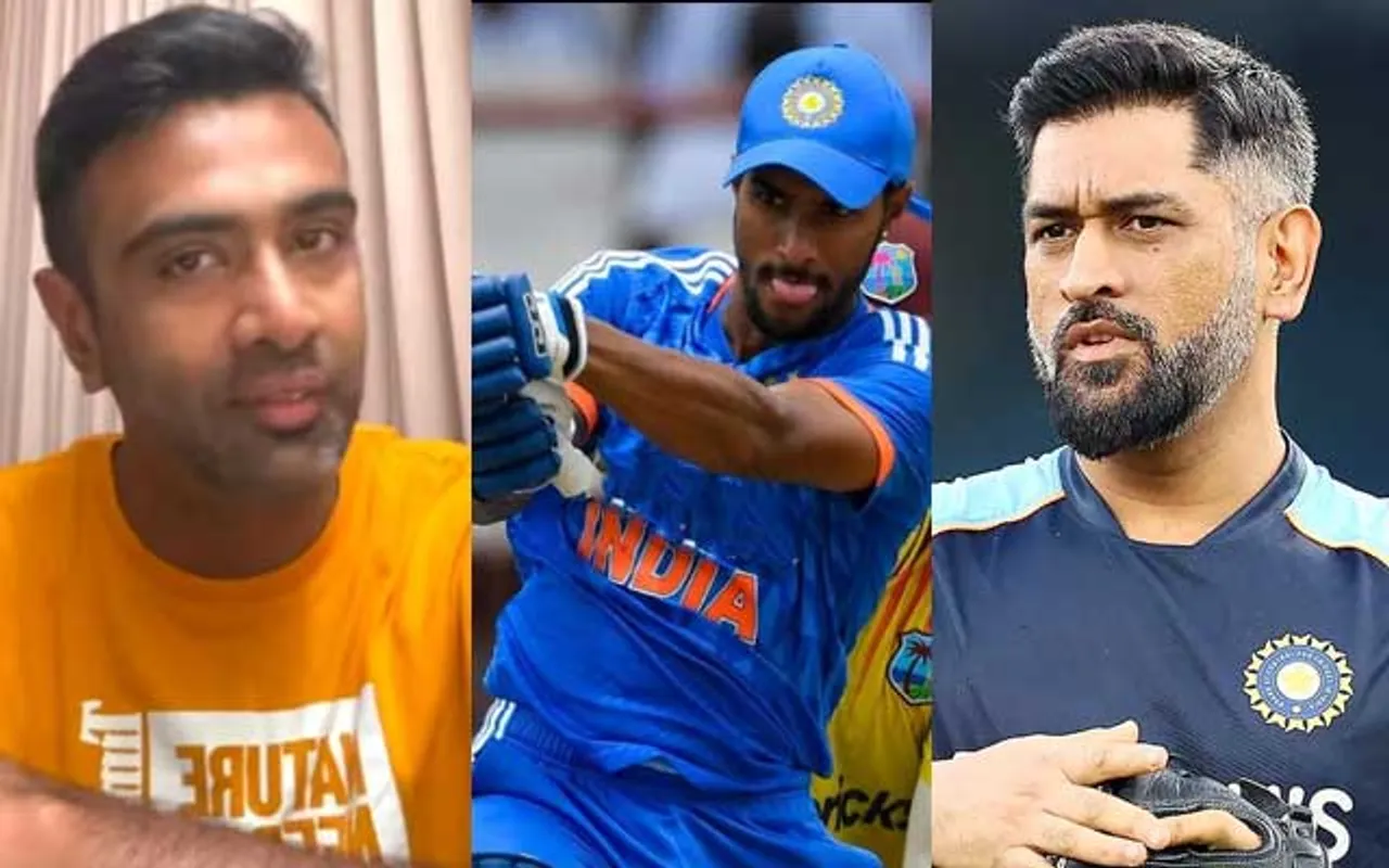 Ashwin, Thilak & Dhoni