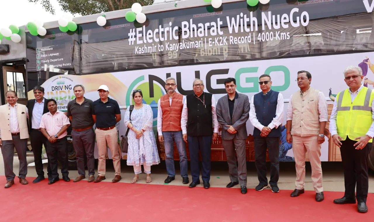 NueGo Begins 4,000 Km Electric Bus Journey