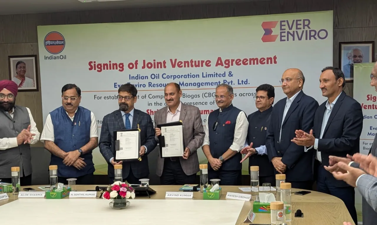 IndianOil, EverEnviro Join Hands for Compressed Biogas Push