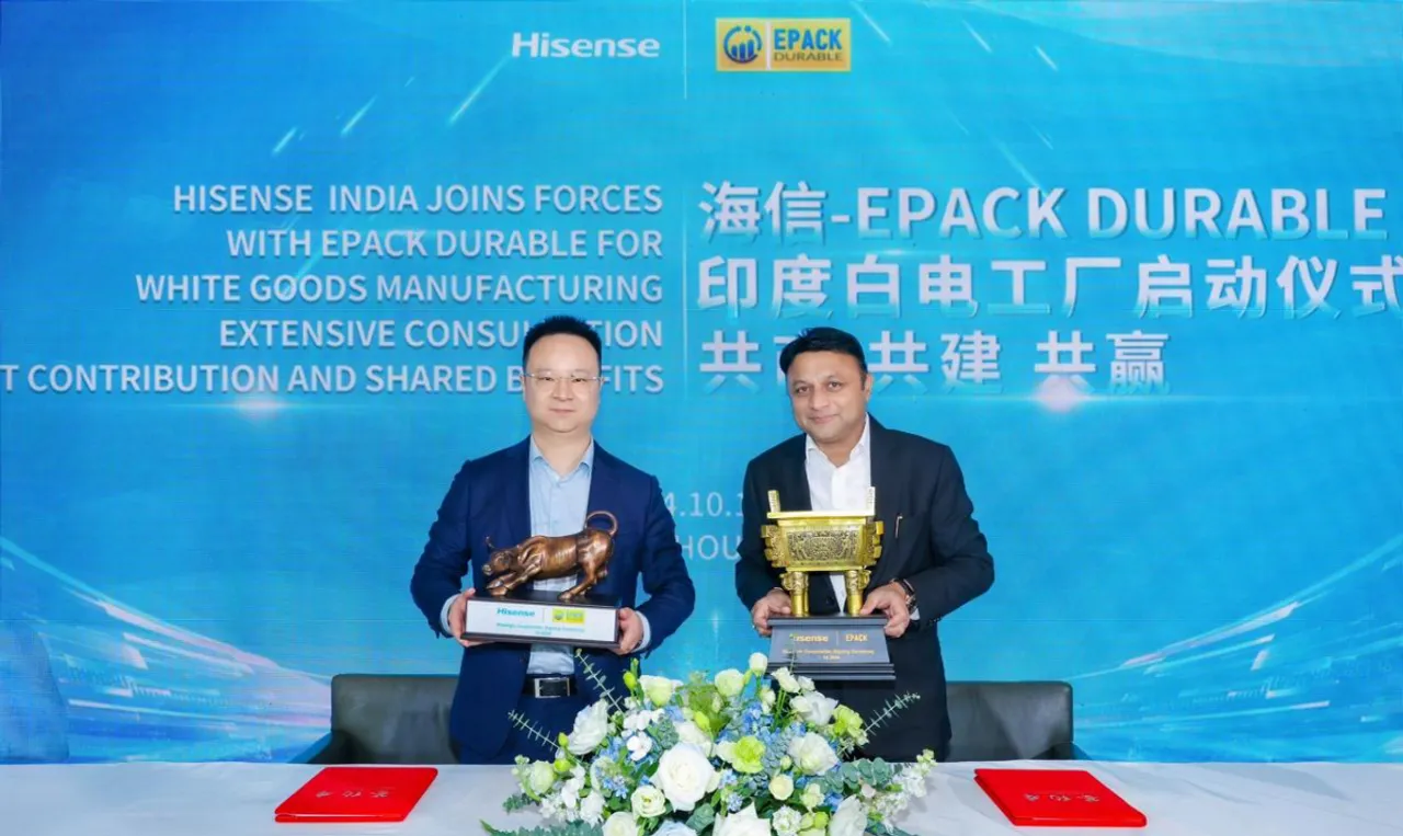 Hisense India Joins forces with EPACK Durable to manufacture Air Conditioners and Home Appliances in India_1.jpeg