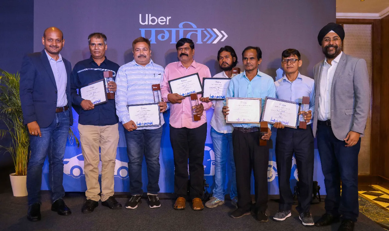 Uber celebrates outstanding drivers at Uber Pragati for their contribution.jpg