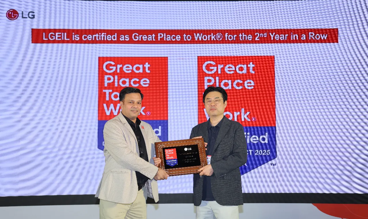 LG Electronics India Honored with Great Place to Work Recognition 