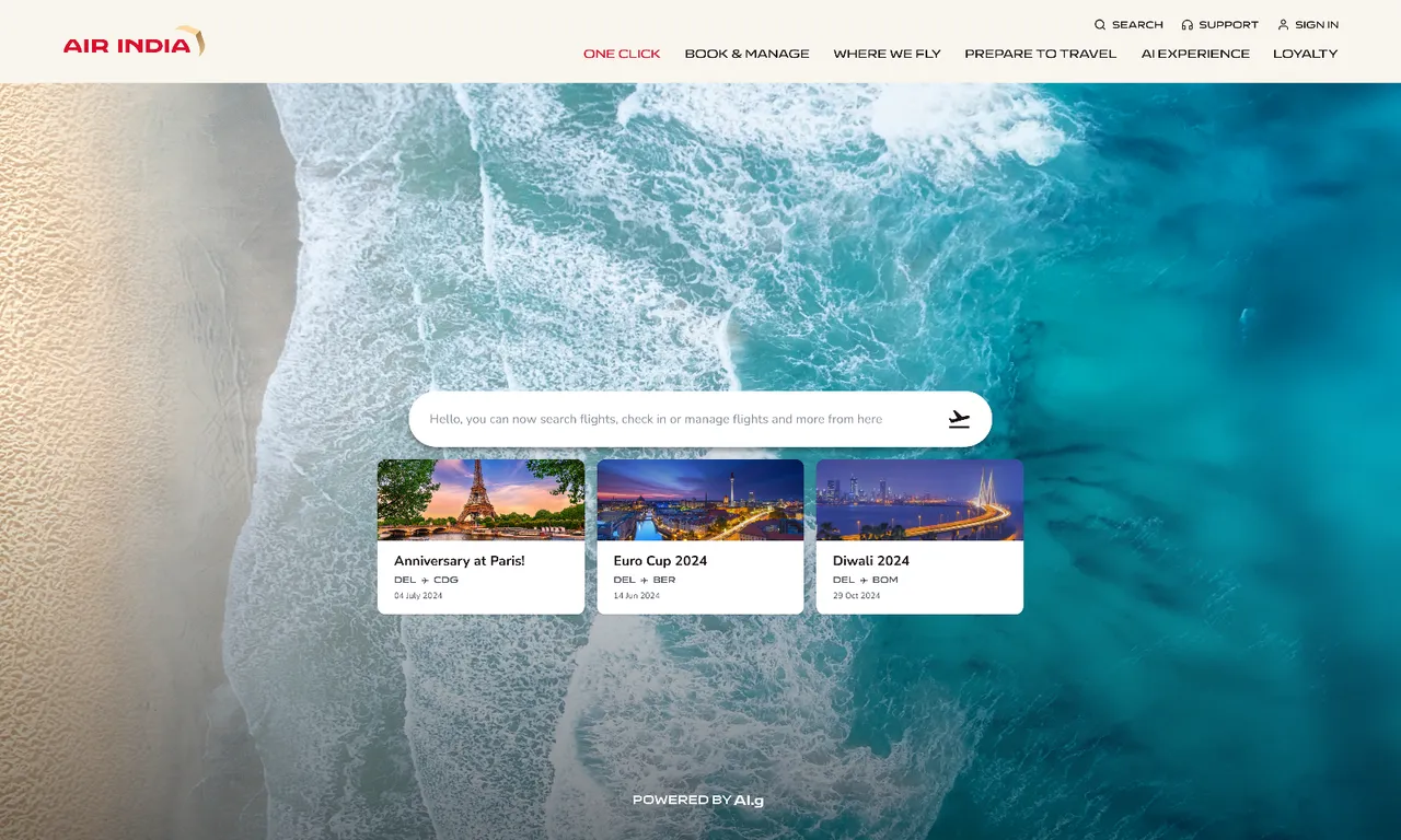 Air India Receives Red Dot Award for AI Booking Innovation
