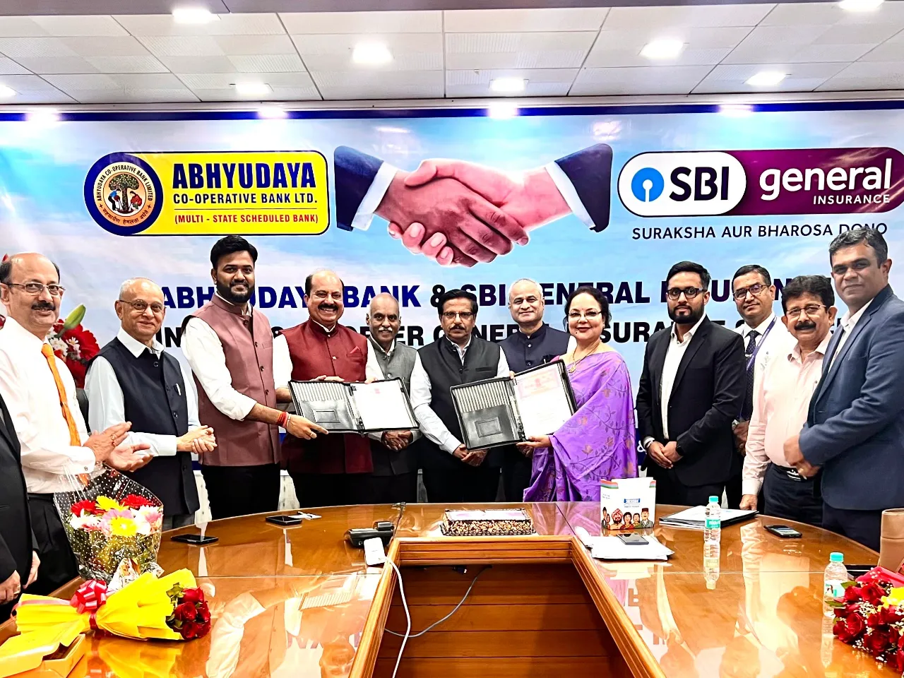 SBI General Insurance Partners with Abhyudaya Co-opertaive Bank Ltd..jpeg