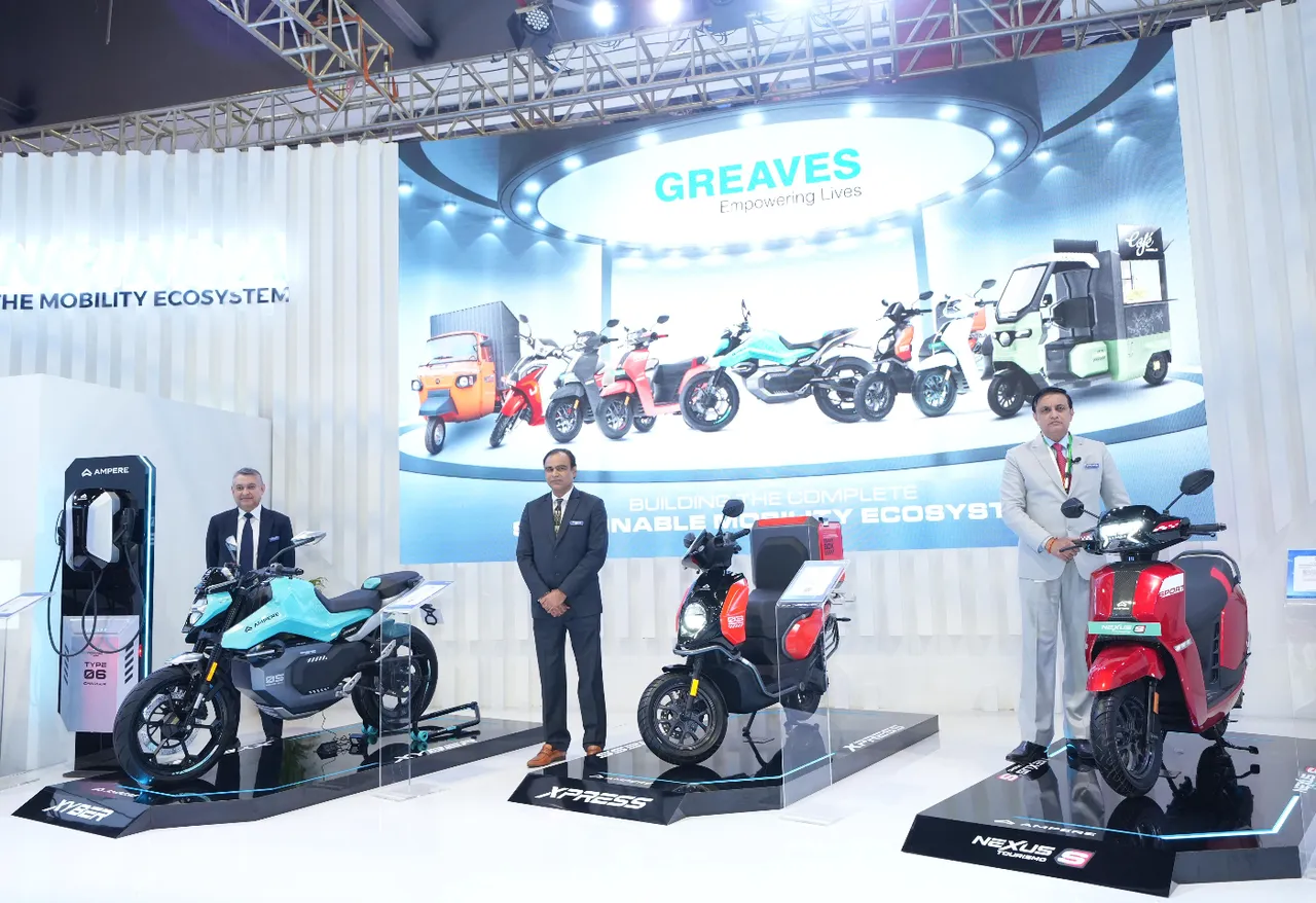 Greaves Cotton Unveils Electric Vehicles at Auto Expo 2025