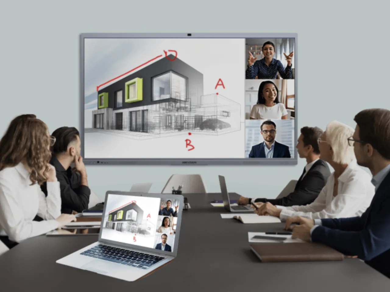 Wireless Screen Casting for Meetings and Classrooms
