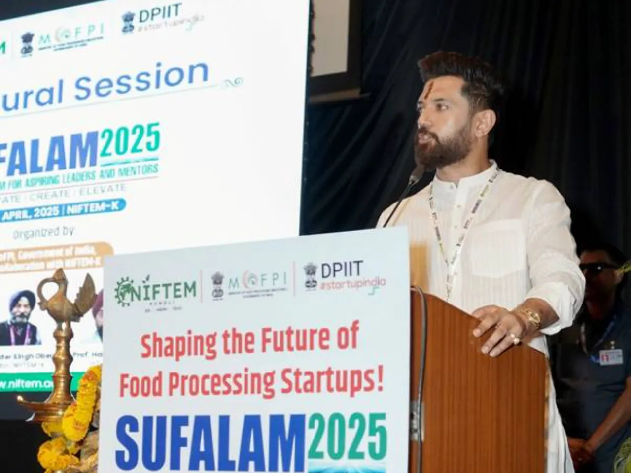 Chirag Paswan, Union Minister for Food Processing Industries