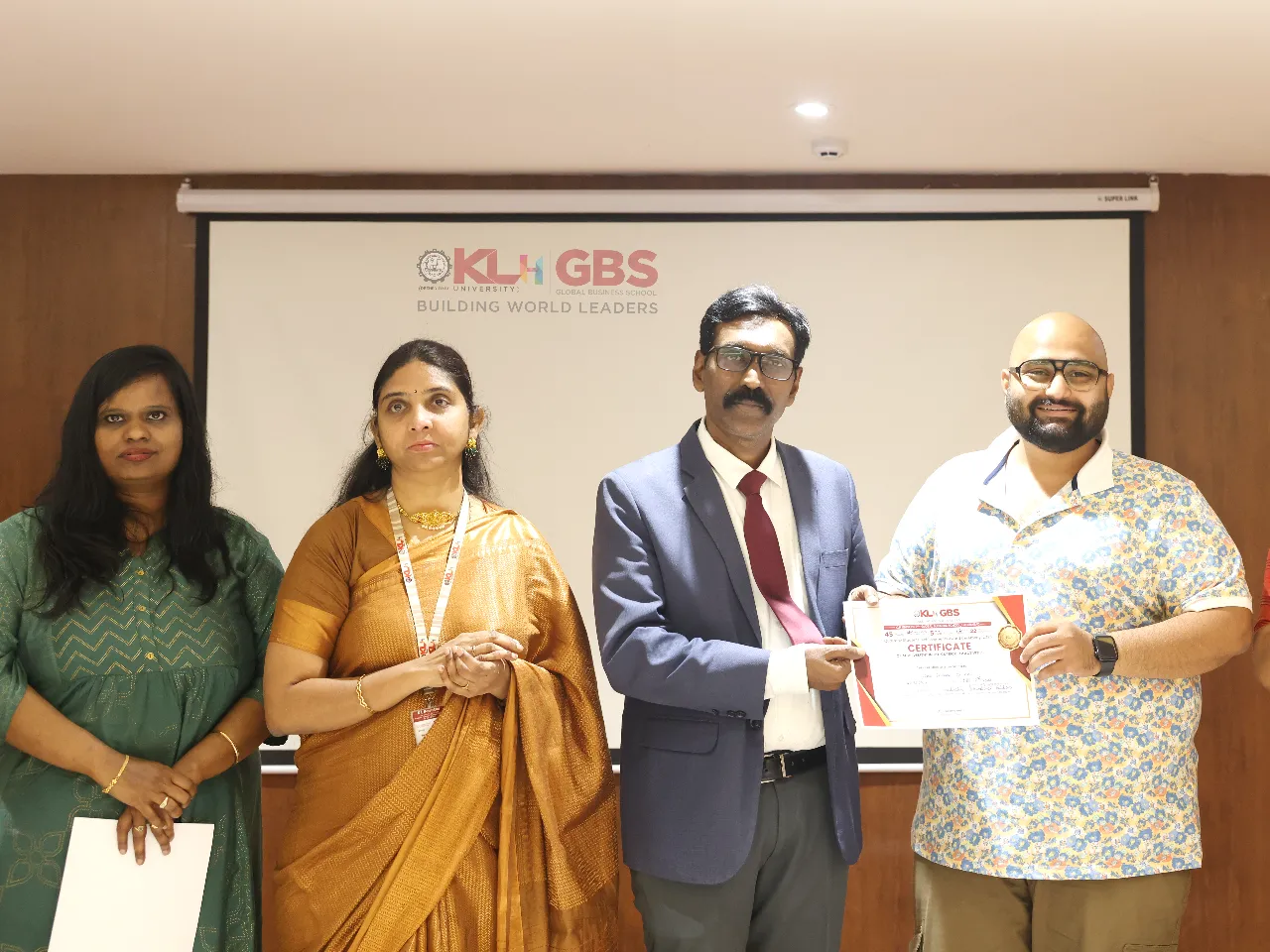 KLH Global Business School Honors Top Student Achievers