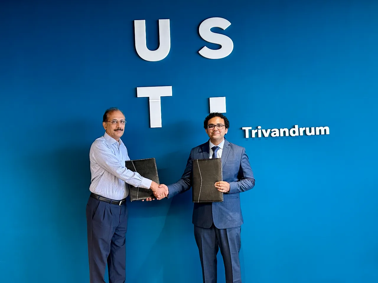 UST and T-Works sign MoU - 2 - Alexander Varghese, Chief Operating Officer, UST, and Joginder Tanikella, CEO, T-Works.jpg