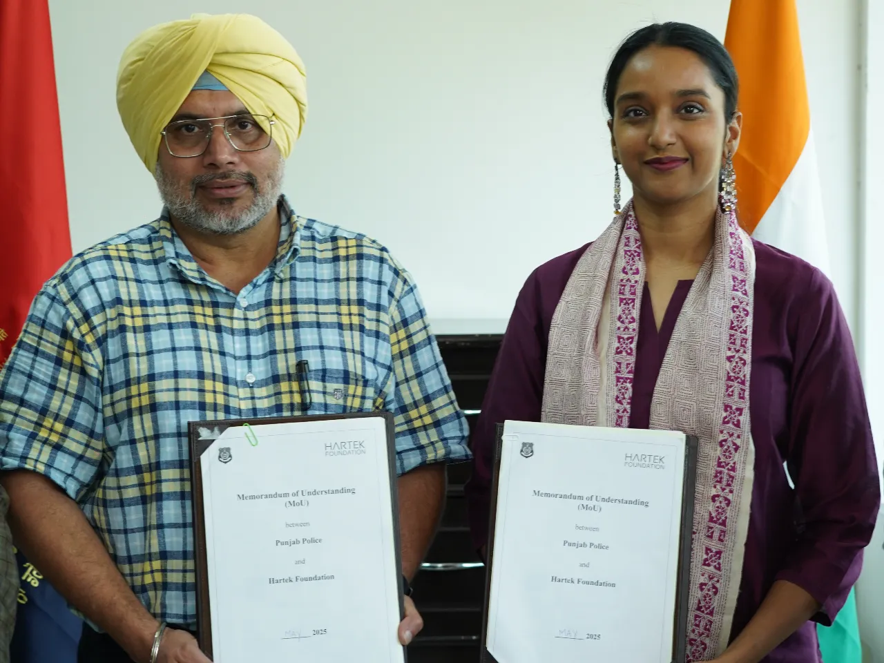 Punjab Police Signs MoU with Hartek Foundation for Traffic and Road Safety 