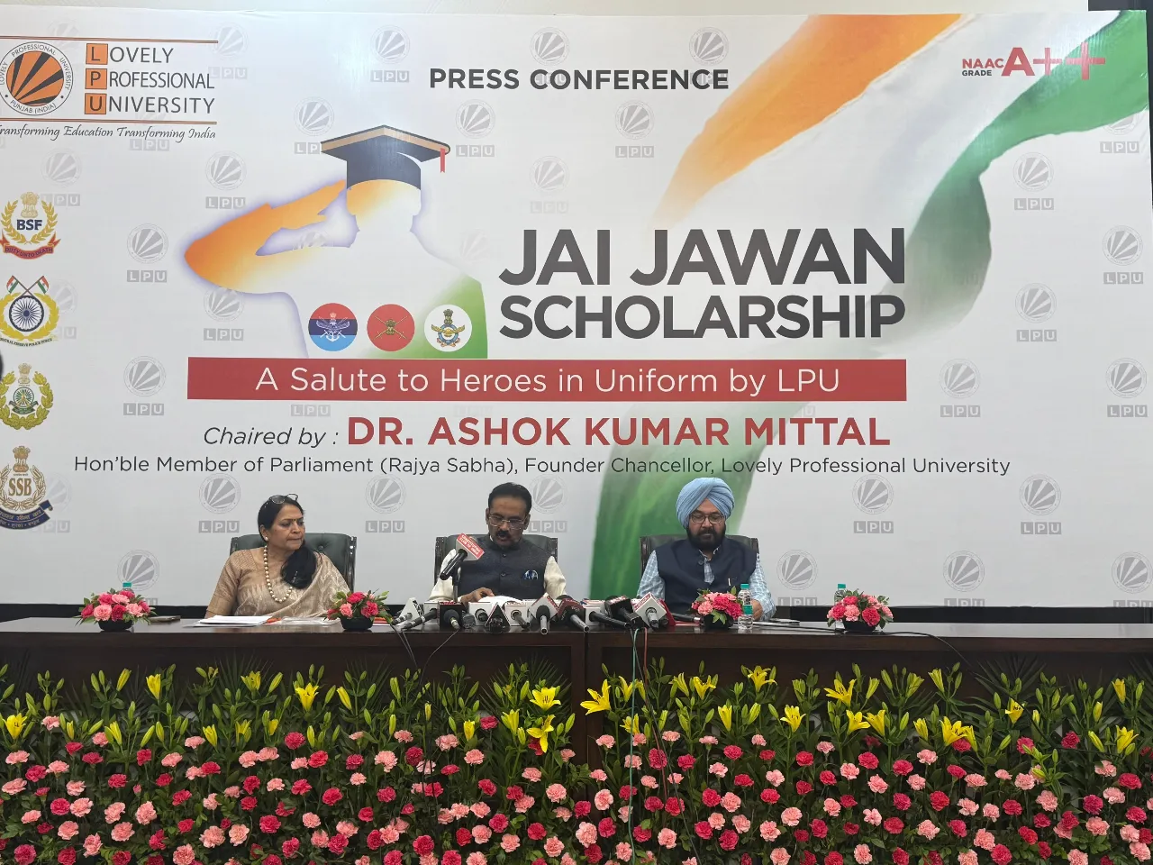 LPU Announces Jai Jawan Scholarship for Defence Personnel