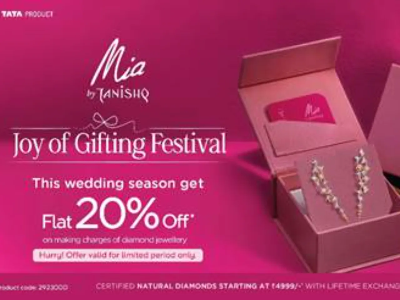 Joy of Gifting Festival Live at all Mia by Tanishq Stores