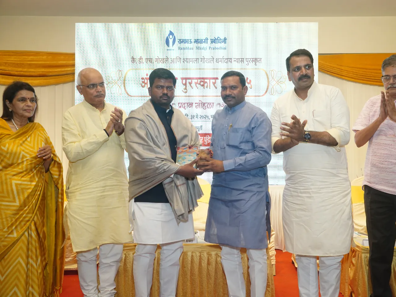 Wrestler Sudhir Pundekar Honoured with Antyodaya Puraskar 2025 in Bhayandar